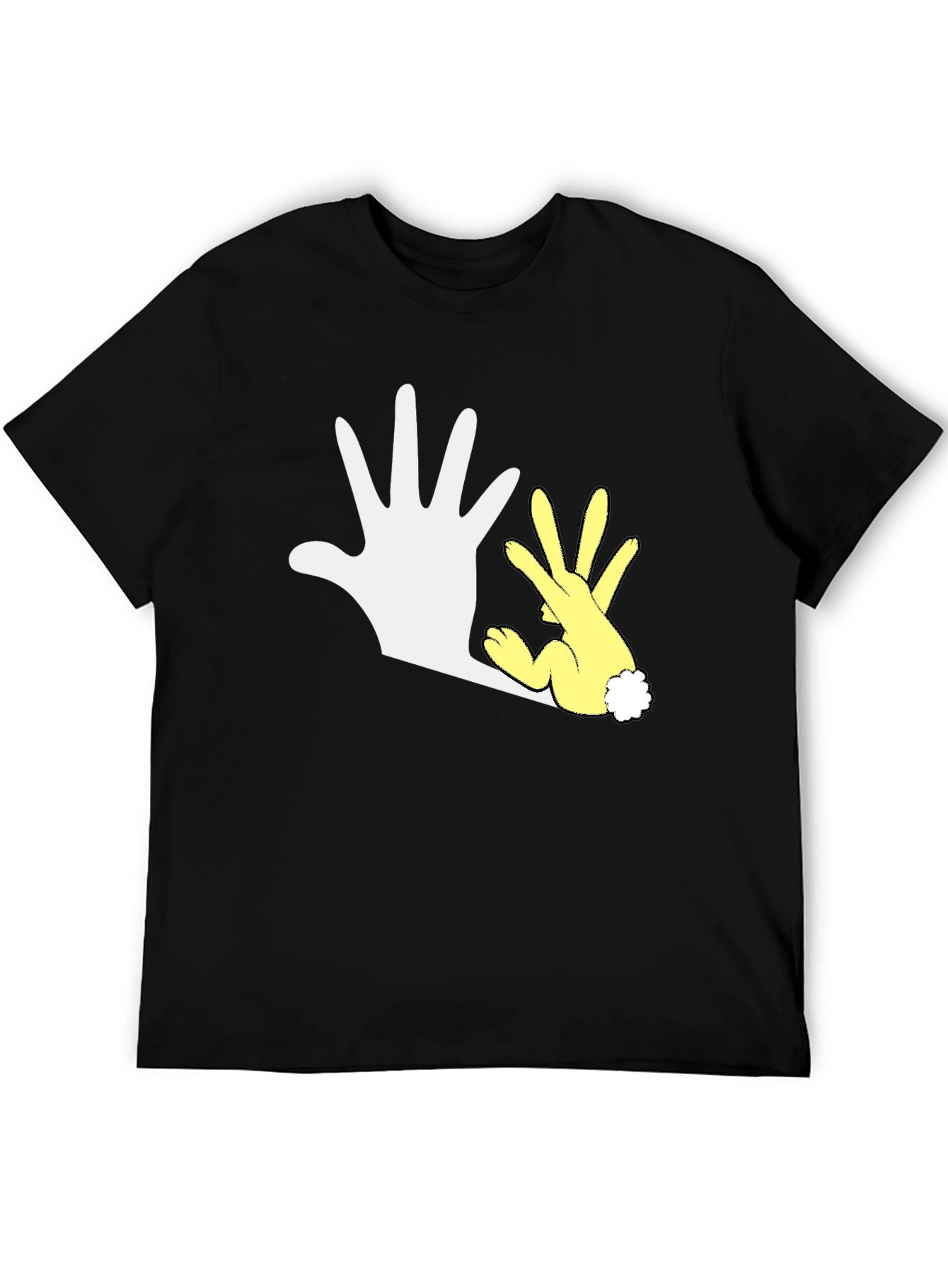 Hand Shadow Bunny Graphic Tee