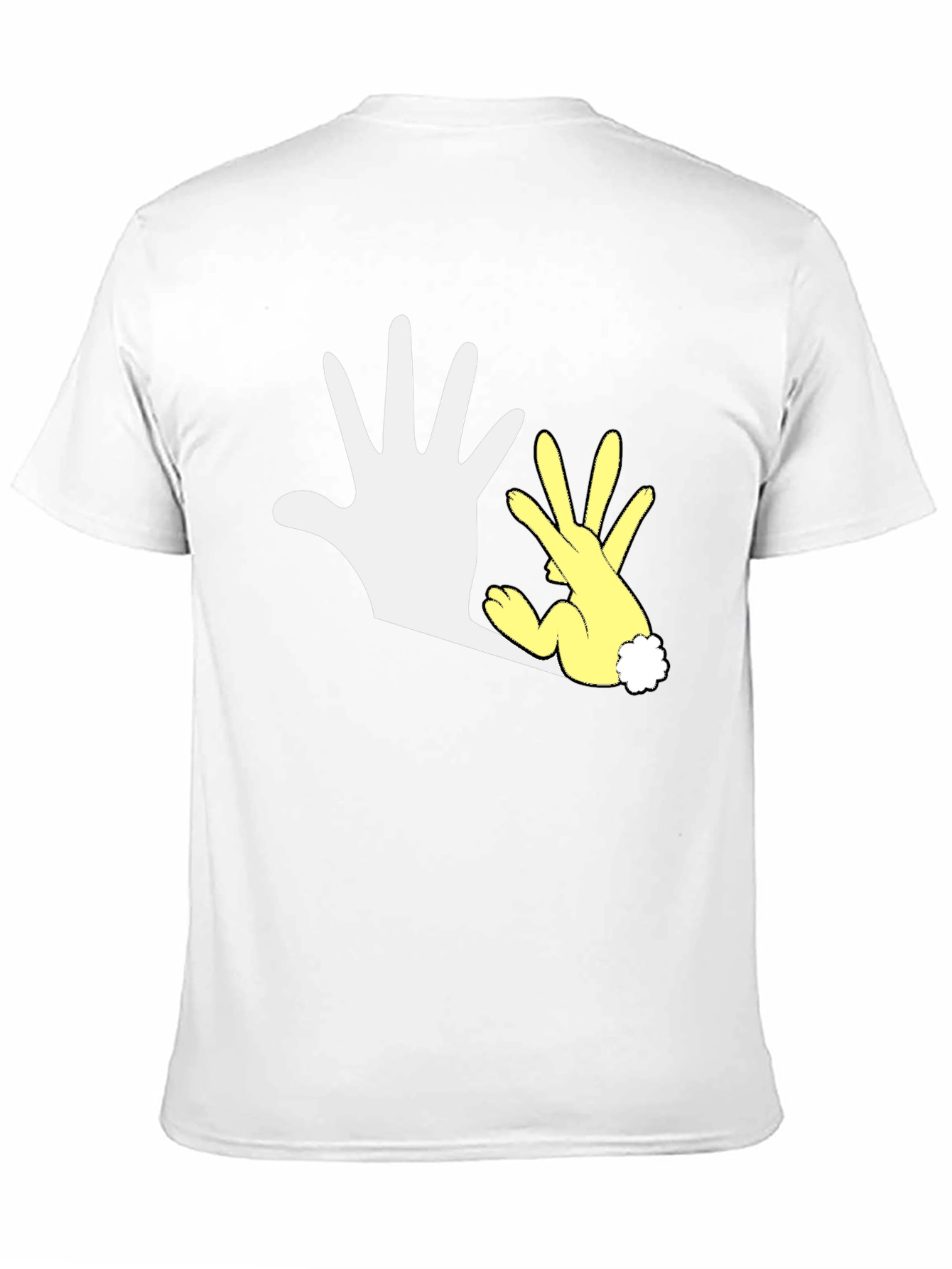 Hand Shadow Bunny Graphic Tee