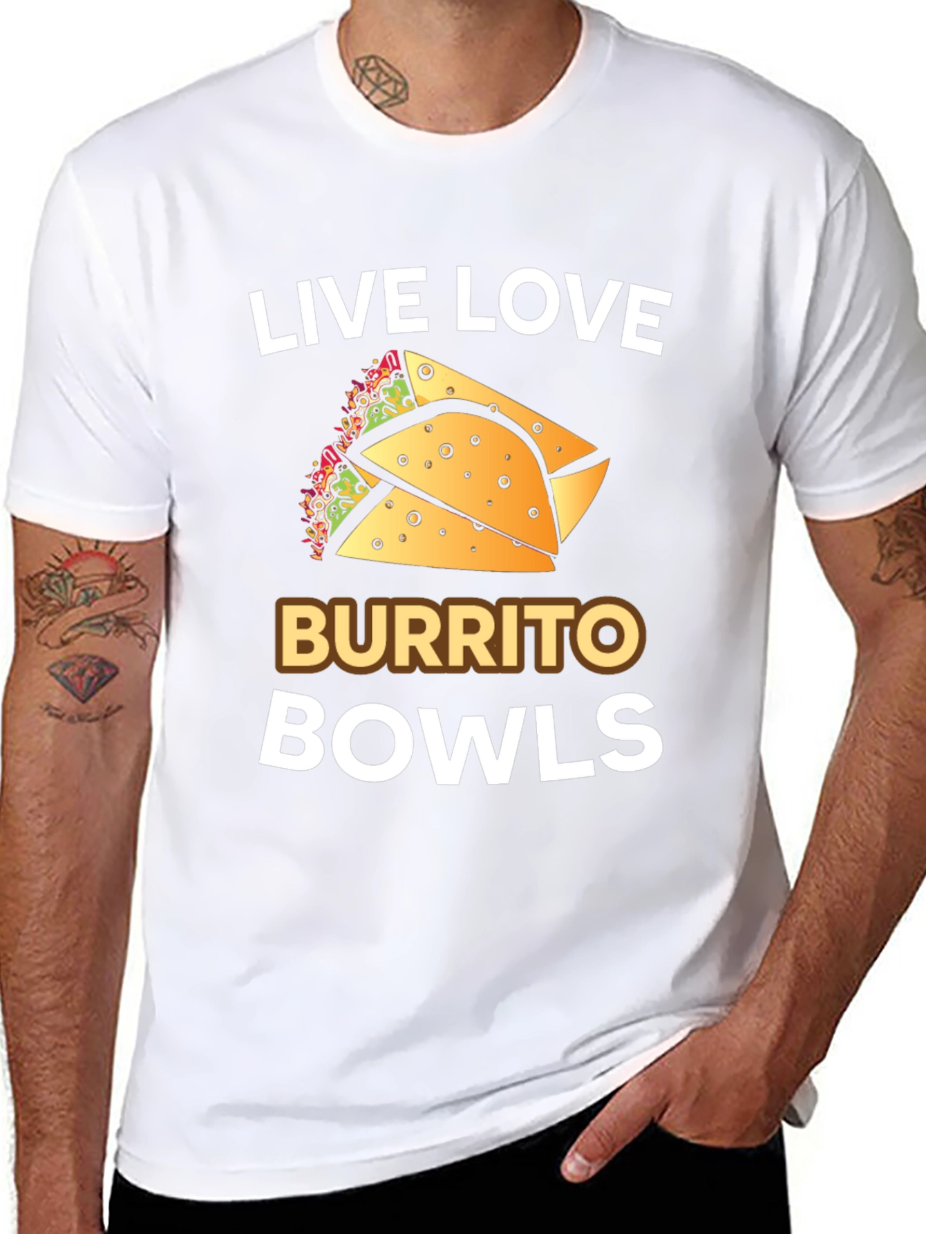 Live Love Burrito Bowls T-Shirt