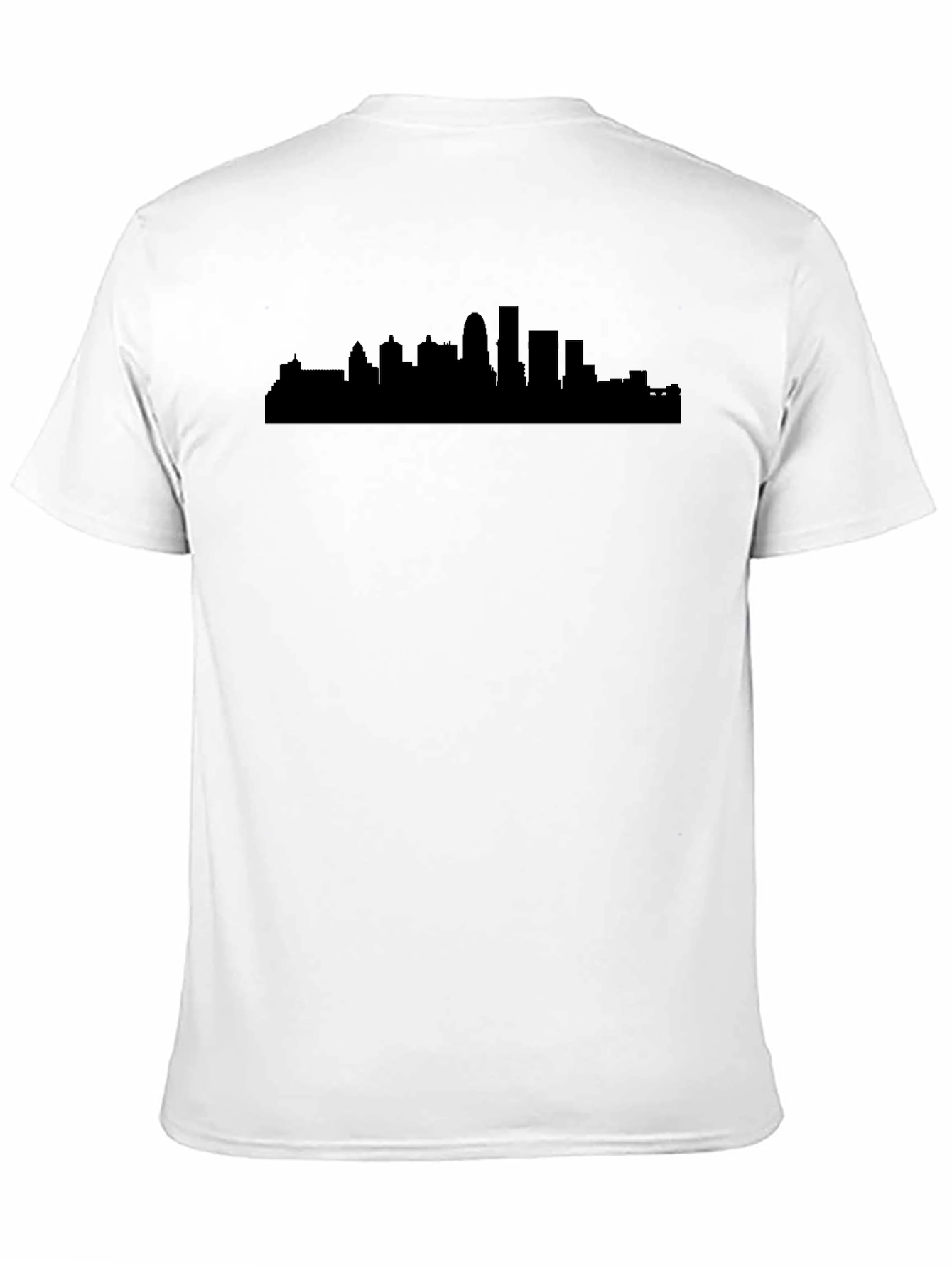 City Skyline Silhouette T-Shirt - Black
