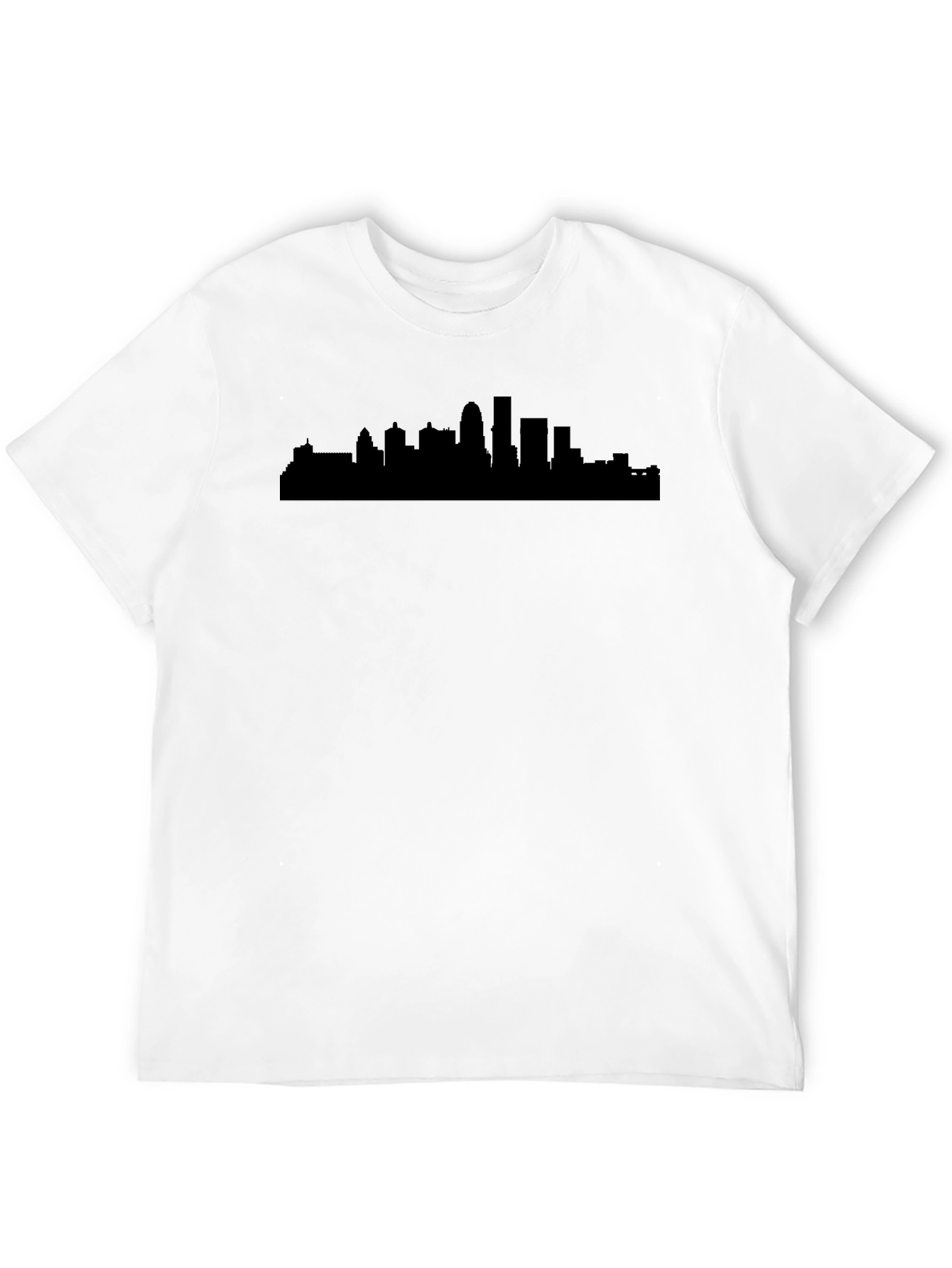 City Skyline Silhouette T-Shirt - Black