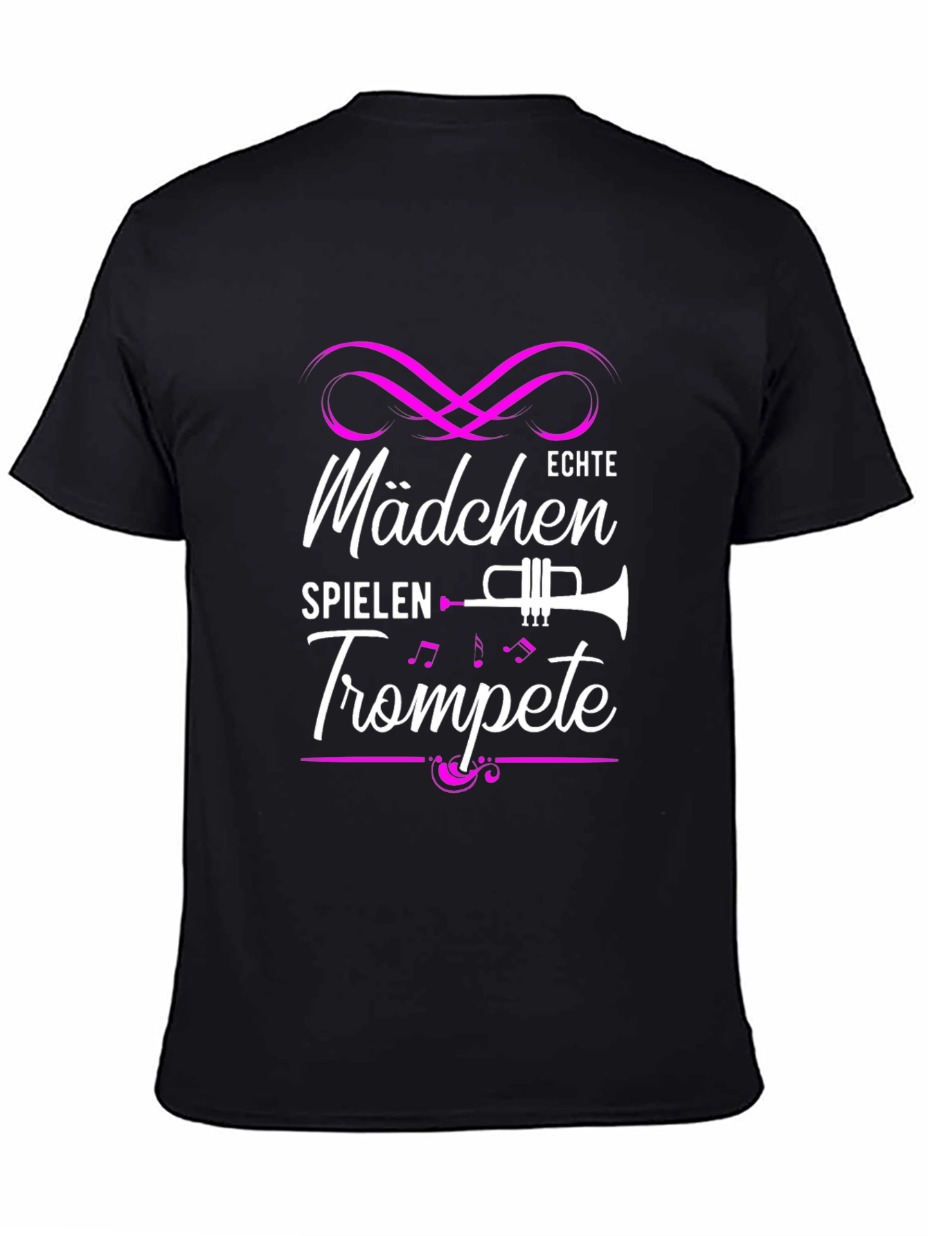 Girls Play Trumpet T-Shirt - Music Gift