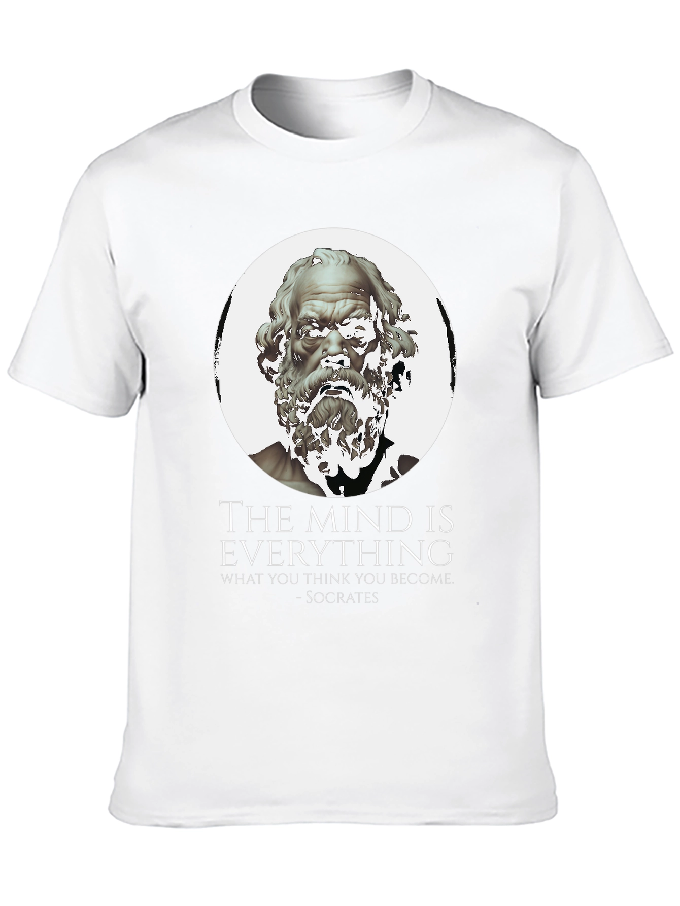 Socrates Quote T-Shirt - The Mind Is Everything