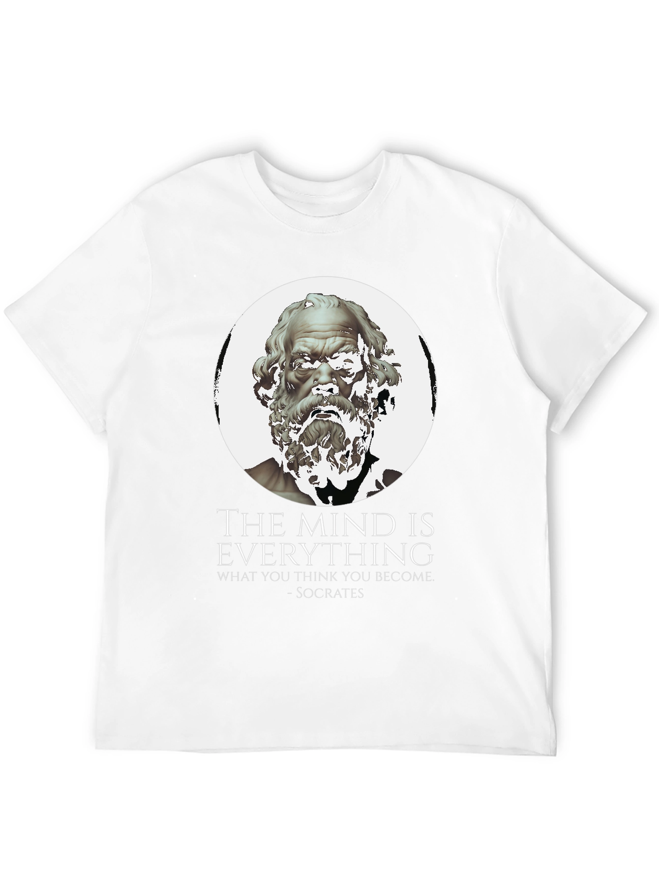 Socrates Quote T-Shirt - The Mind Is Everything