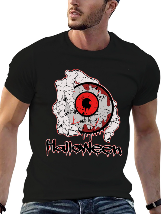 Halloween T-Shirt with Eyeball and Hand