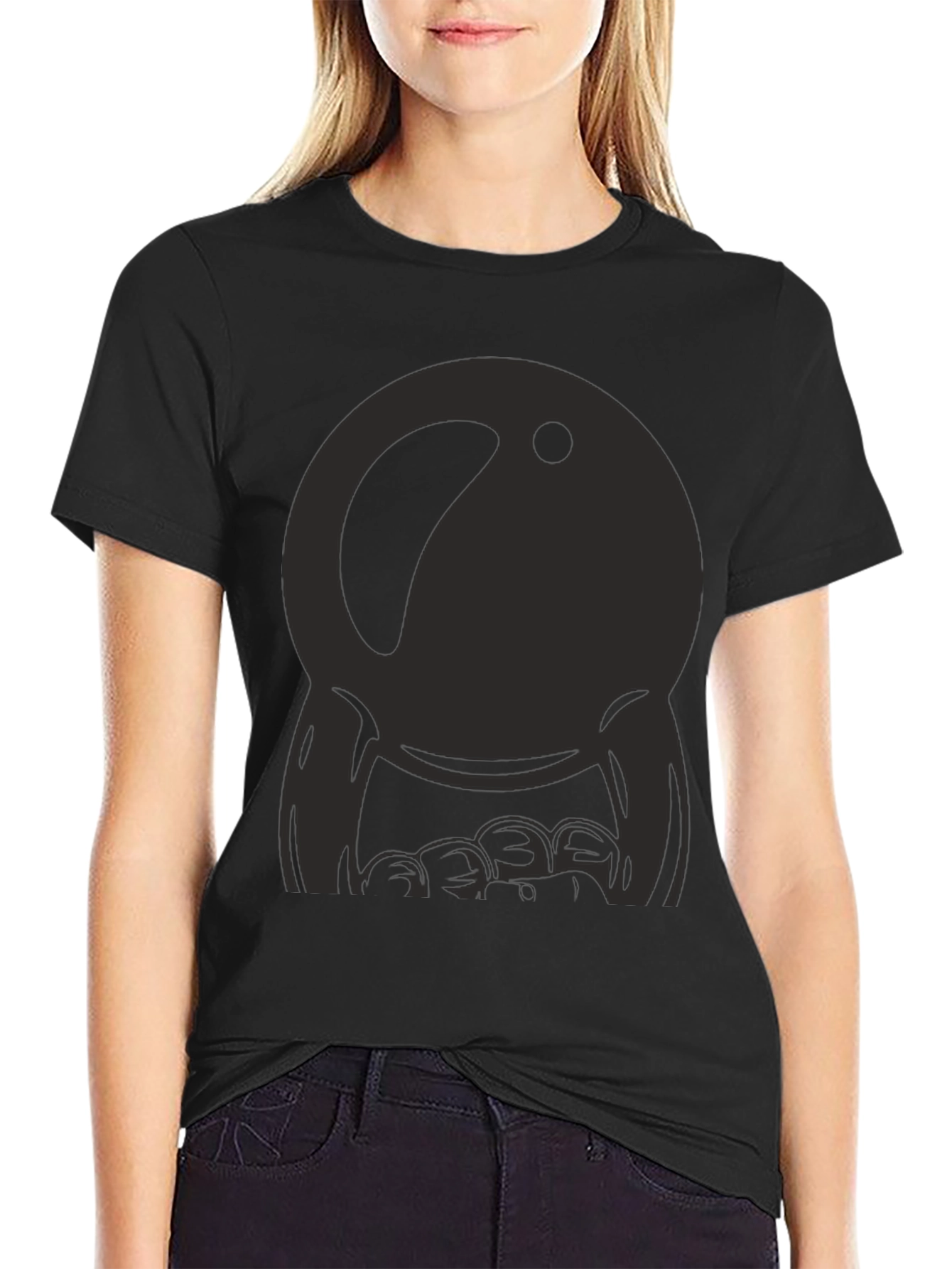 Cool Black Graphic Tee - Unique Design