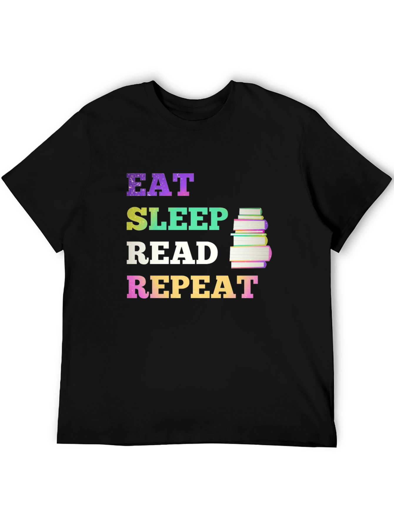 Eat Sleep Read Repeat Graphic T-Shirt