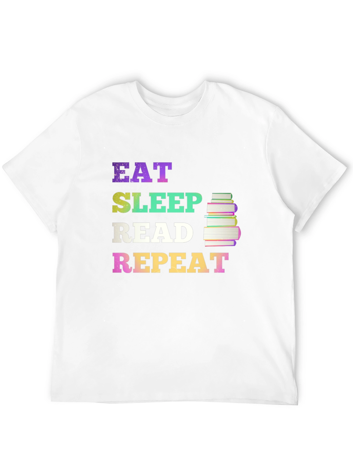 Eat Sleep Read Repeat Graphic T-Shirt