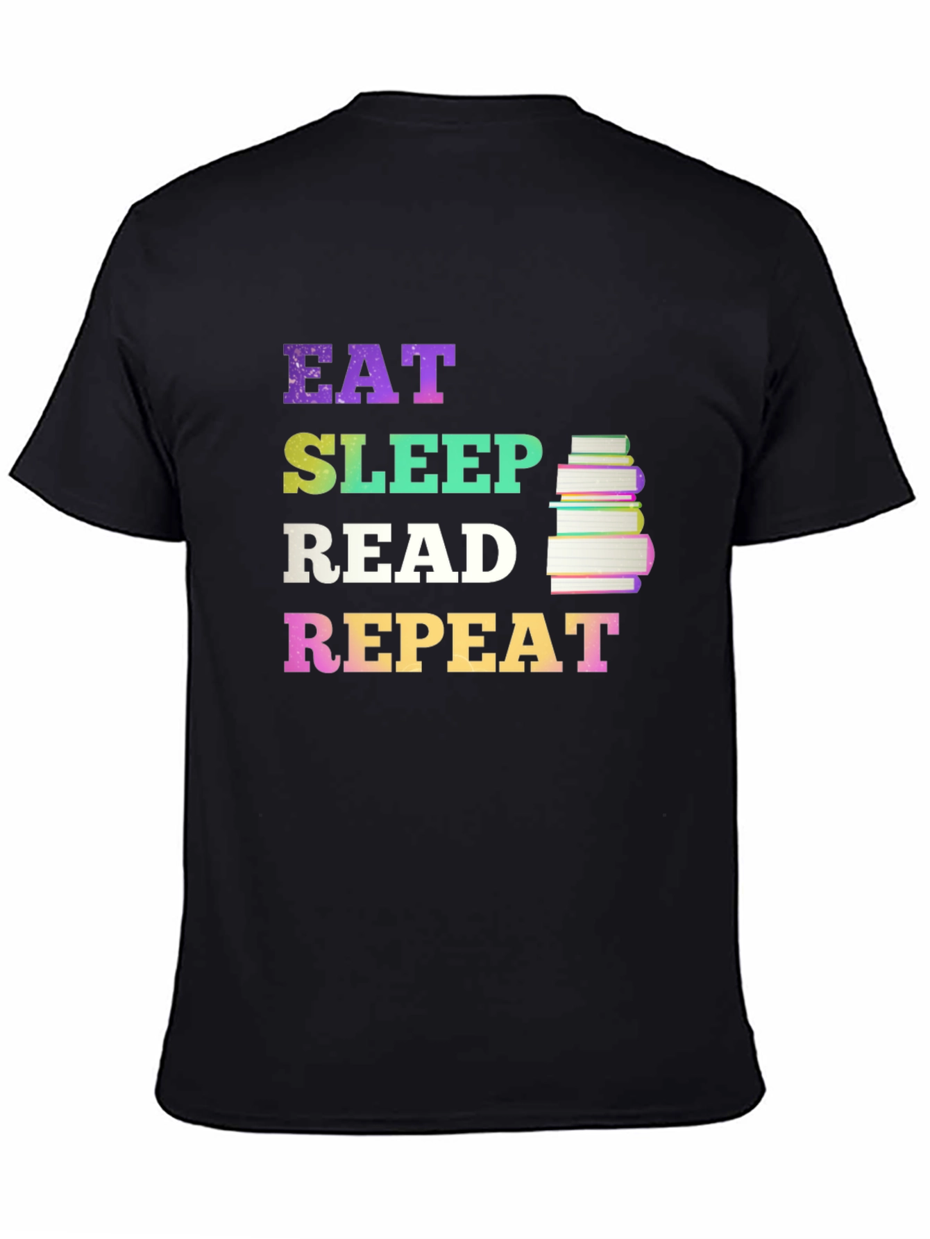 Eat Sleep Read Repeat Graphic T-Shirt