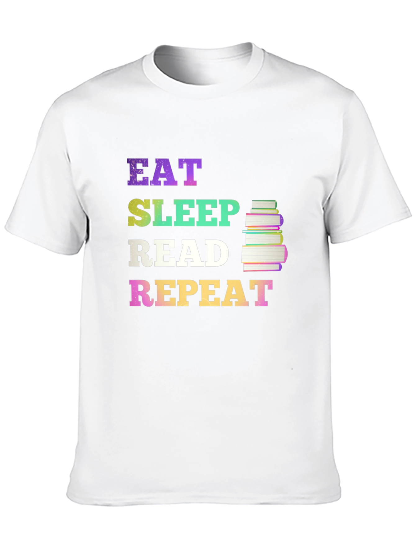 Eat Sleep Read Repeat Graphic T-Shirt