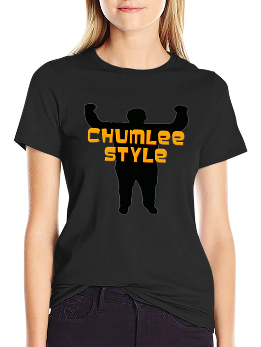 Chumlee Style Black Graphic T-Shirt