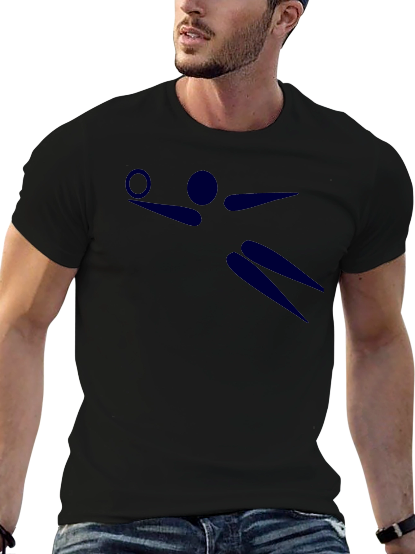 Volleyball Player Graphic Tee - Athletic Comfort