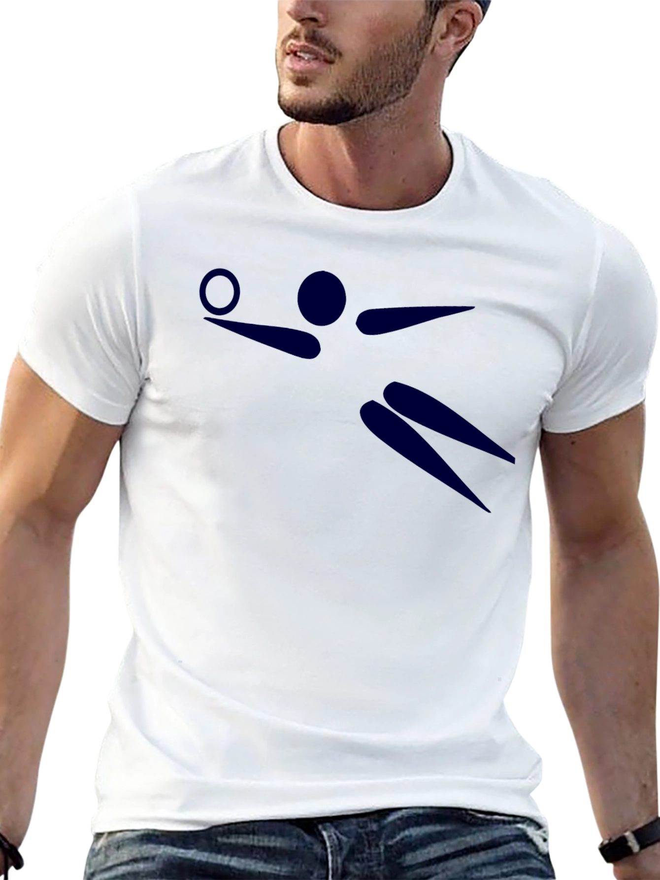 Volleyball Player Graphic Tee - Athletic Comfort