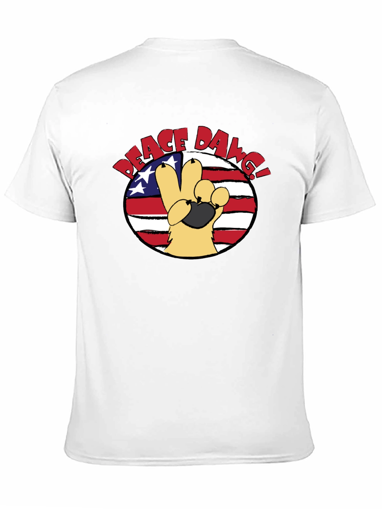 Peace Dawg Graphic T-Shirt