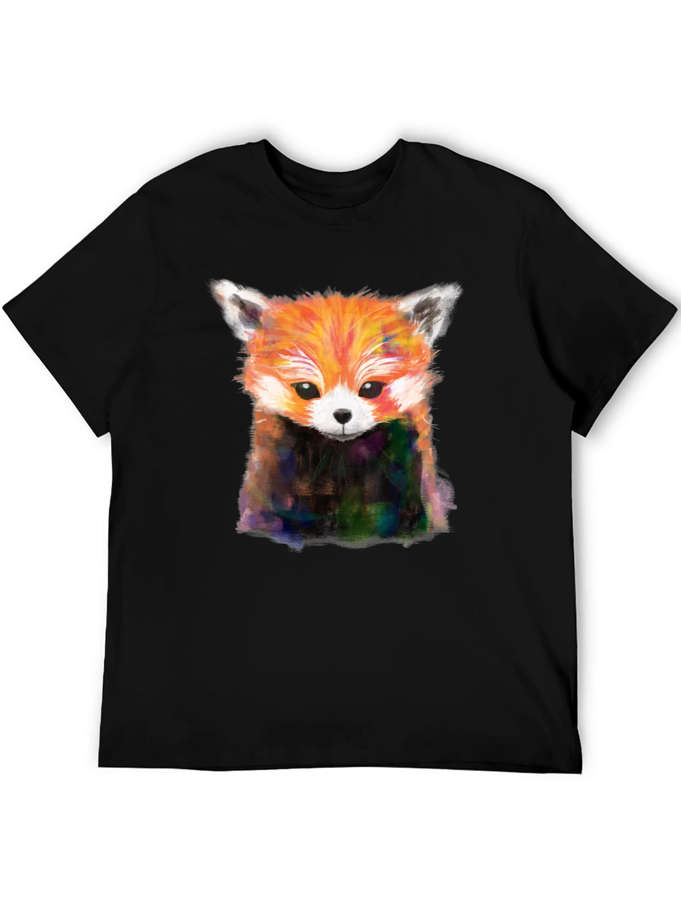 Red Panda Graphic Print T-Shirt