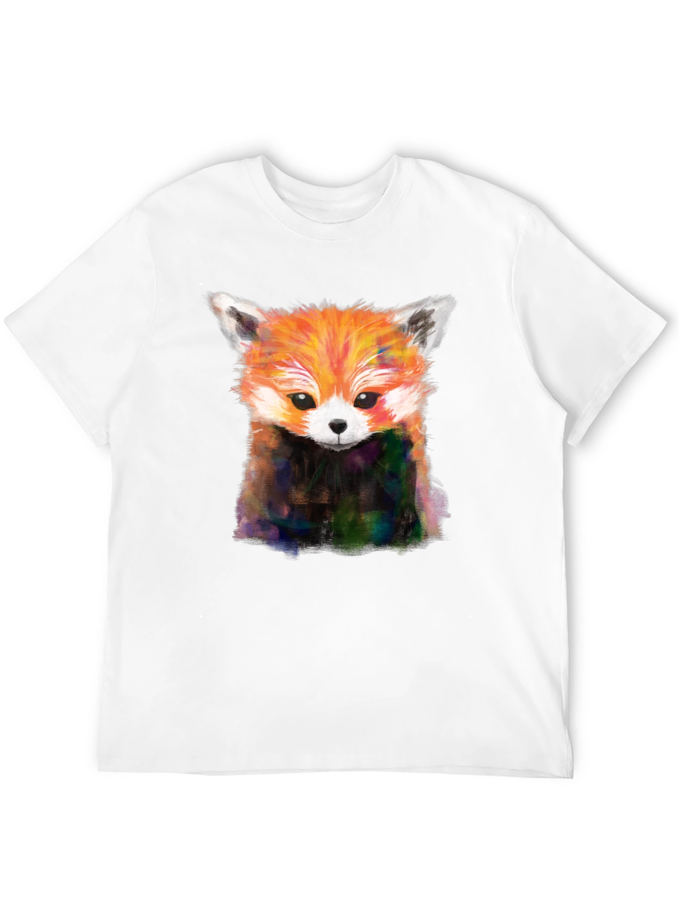 Red Panda Graphic Print T-Shirt
