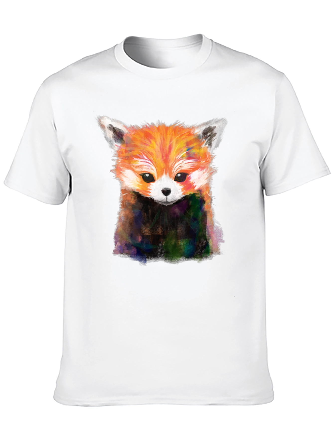 Red Panda Graphic Print T-Shirt