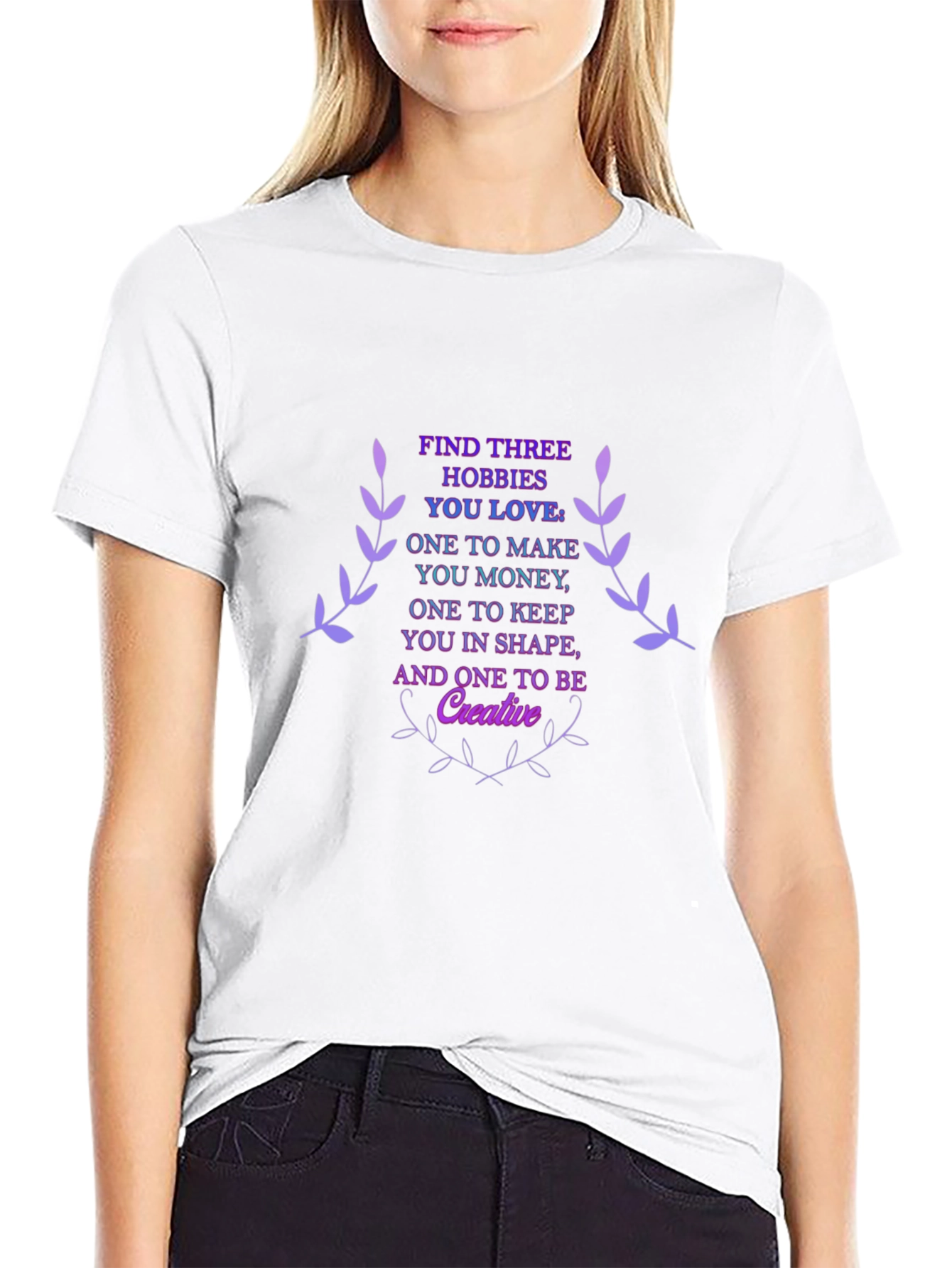 Find Three Hobbies T-Shirt - Creative & Inspiring
