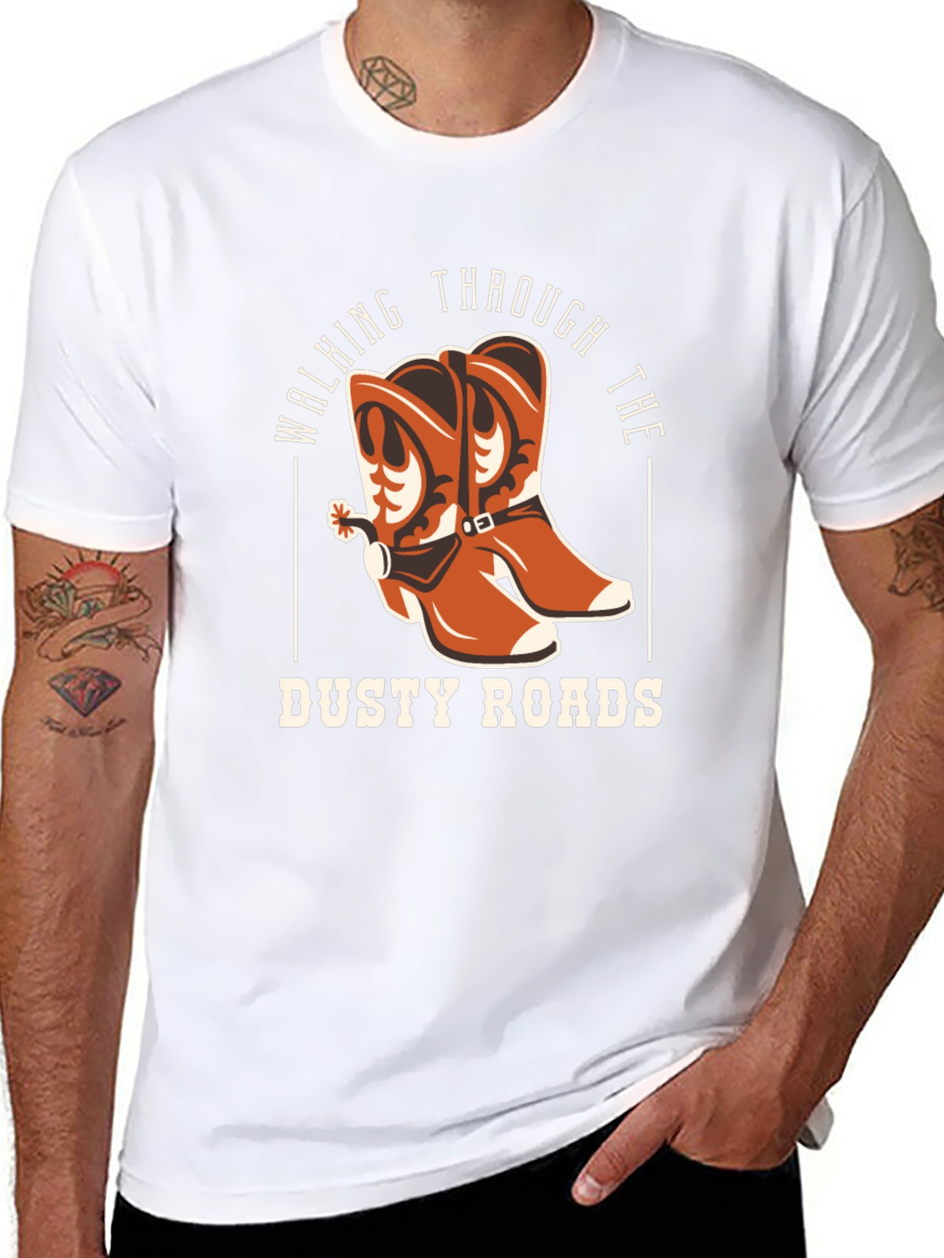 Walking Through Dusty Roads T-Shirt