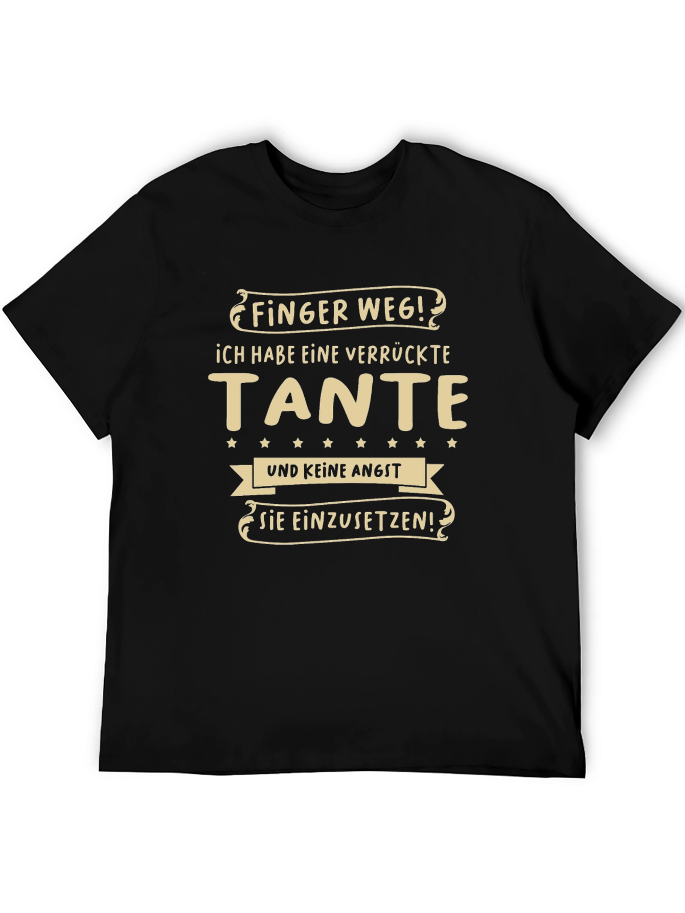 Funny Aunt T-Shirt - Finger Weg! Novelty Top