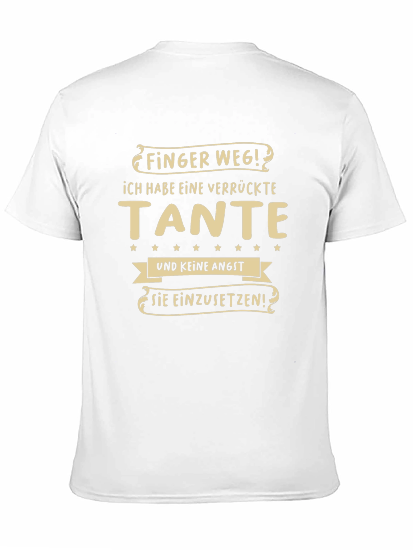 Funny Aunt T-Shirt - Finger Weg! Novelty Top