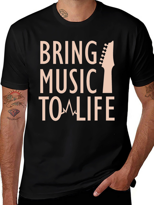 Bring Music To Life Graphic T-Shirt