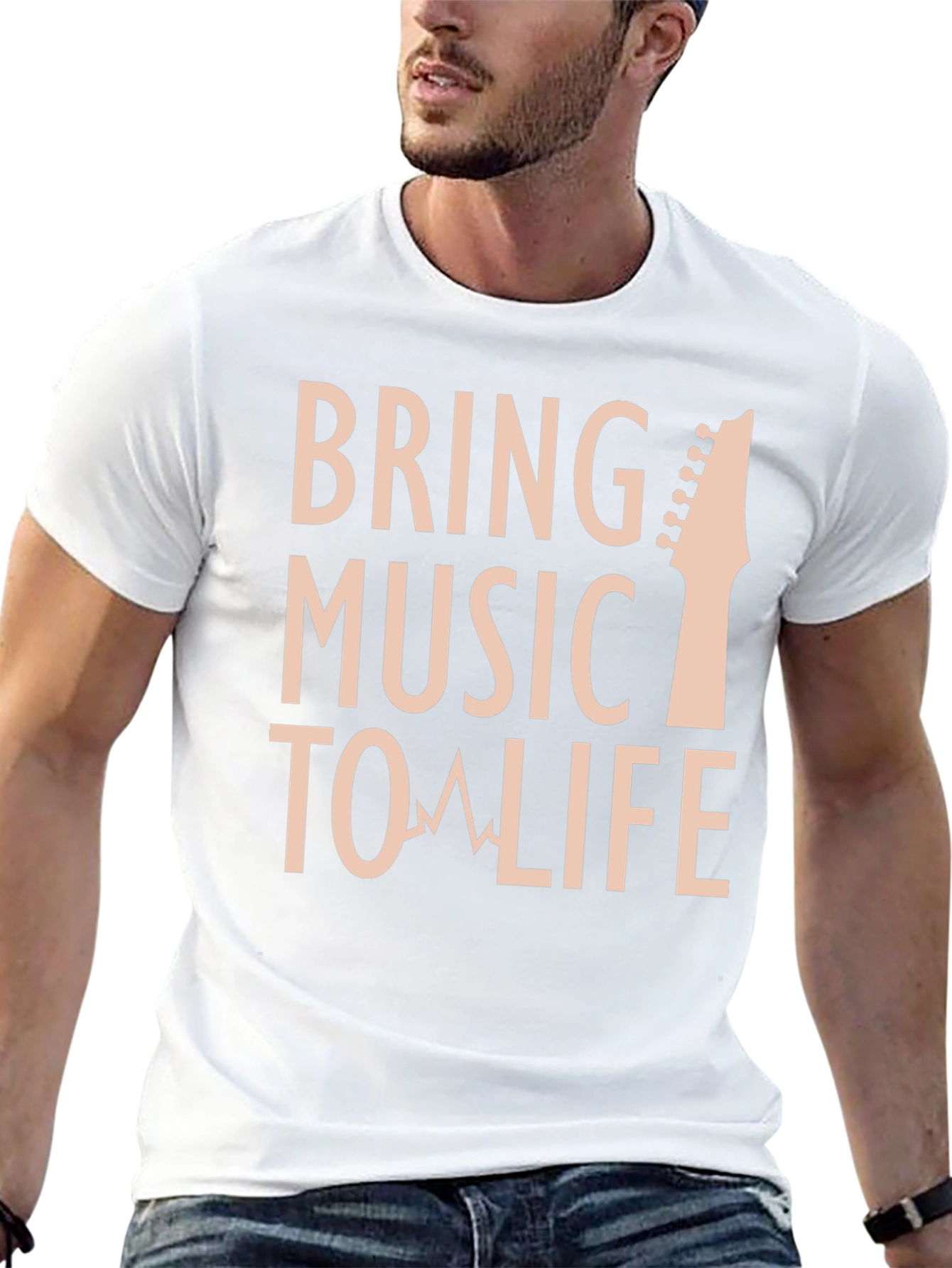 Bring Music To Life Graphic T-Shirt