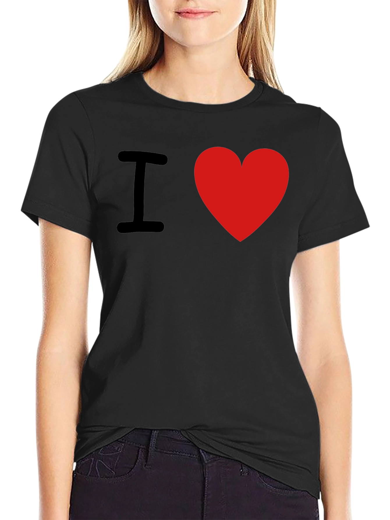 I Love Heart T-Shirt - Trendy Graphic Tee