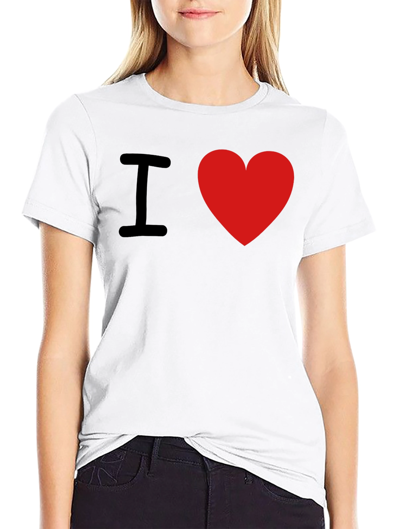 I Love Heart T-Shirt - Trendy Graphic Tee
