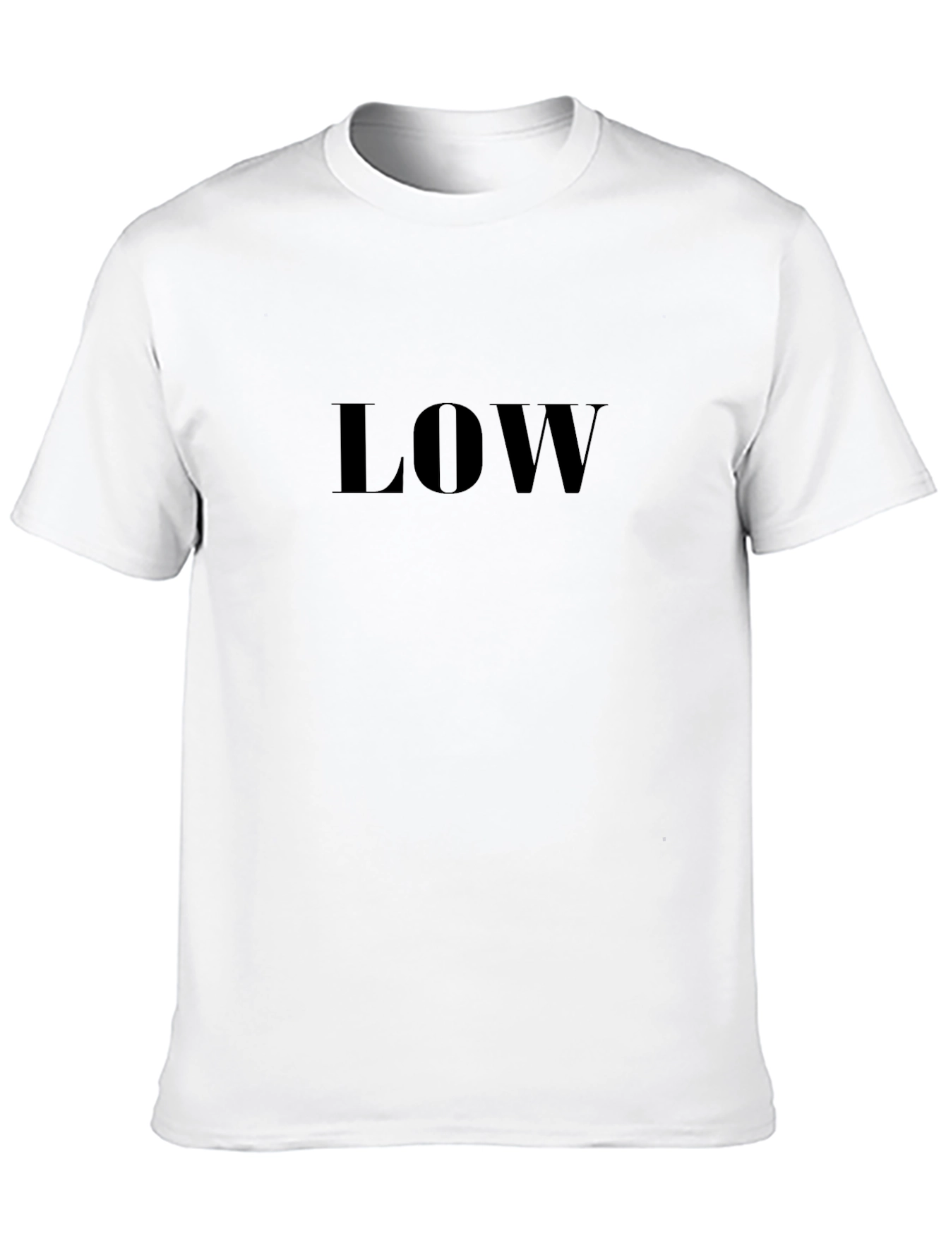 Black T-Shirt with LOW Text