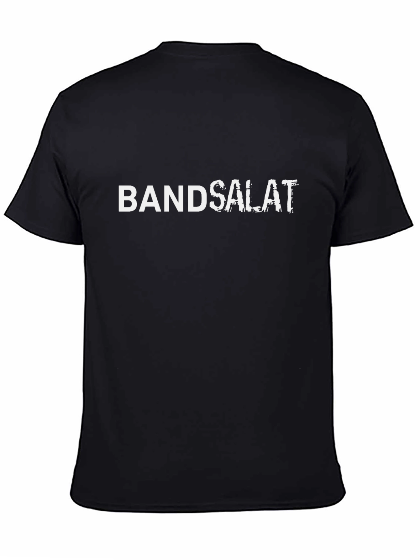 Band Salat Black T-Shirt - Unique Graphic Tee