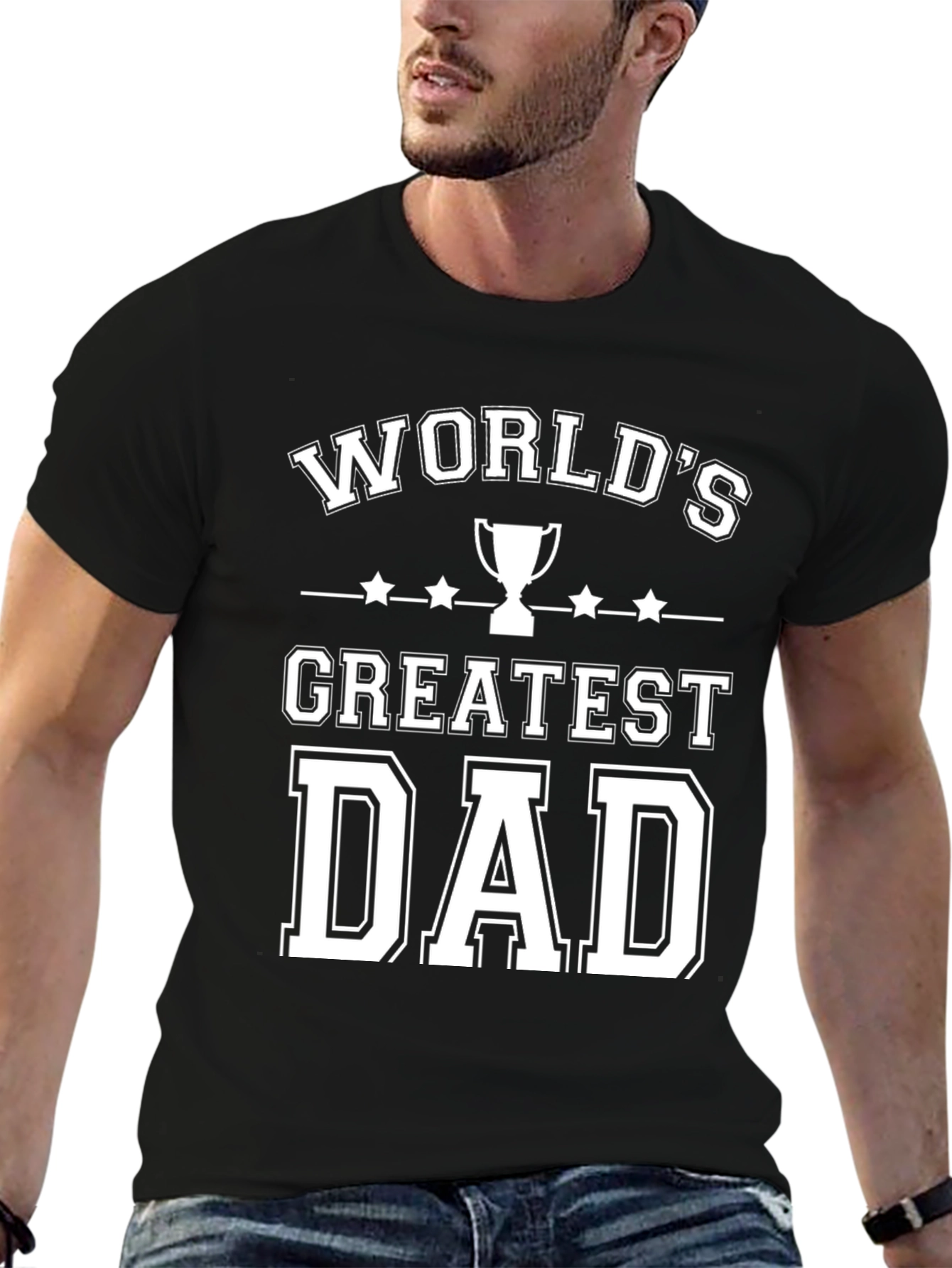 Worlds Greatest Dad Graphic T-Shirt