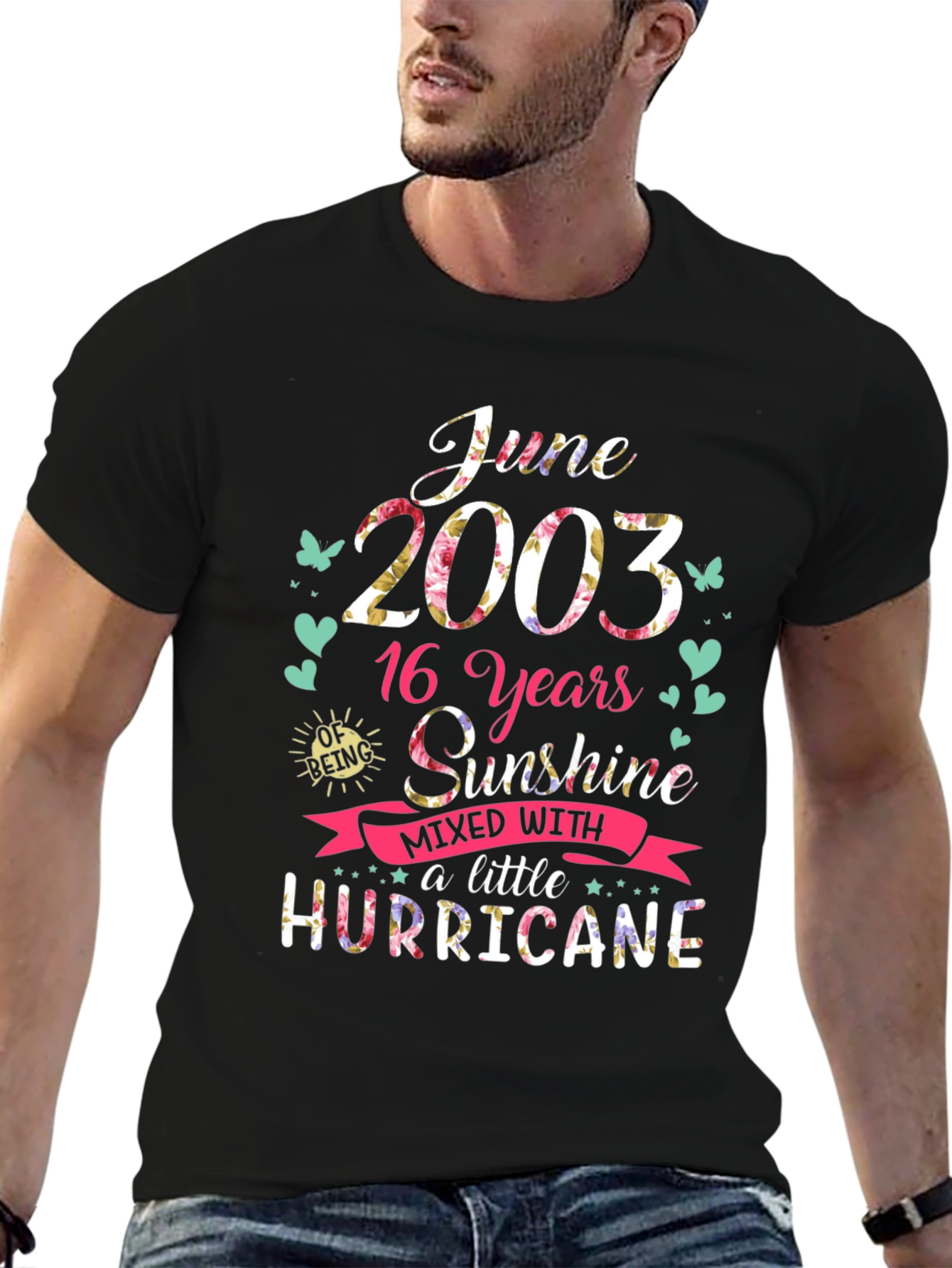 June 2003 16th Birthday Sunshine Hurricane T-Shirt