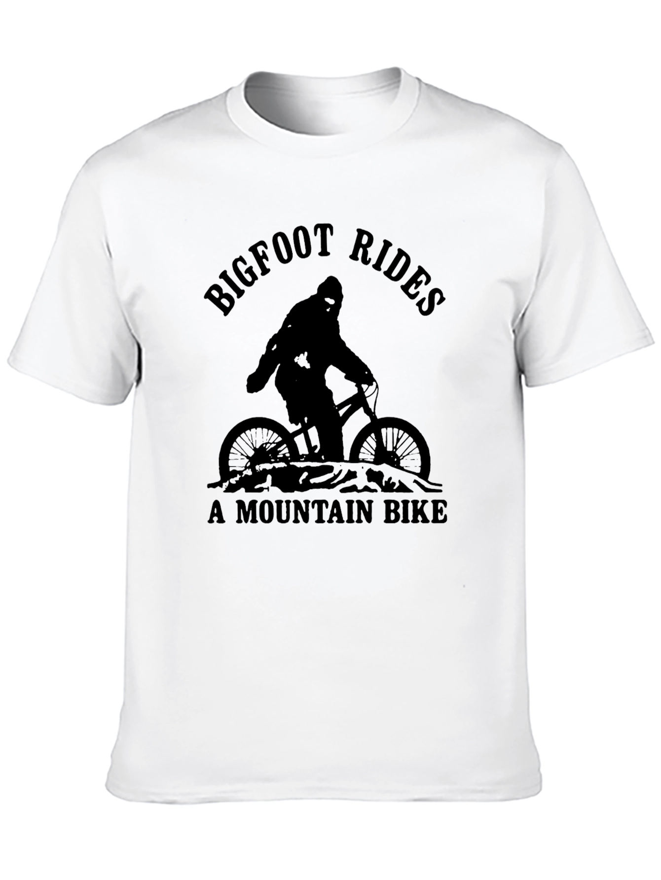 Bigfoot Rides Mountain Bike Graphic T-Shirt