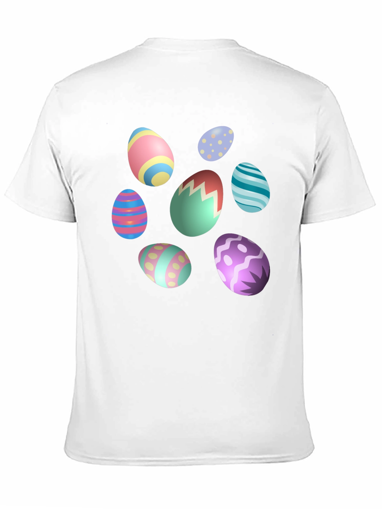 Easter Egg Design Black T-Shirt