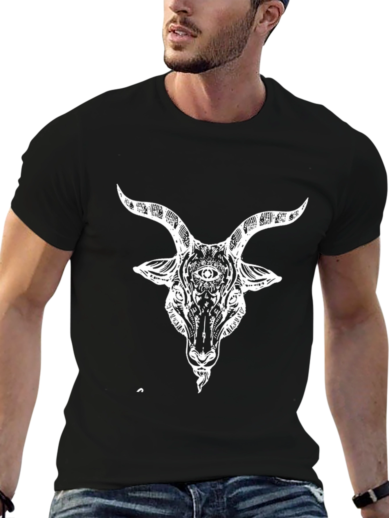 Baphomet Graphic T-Shirt - Occult Design