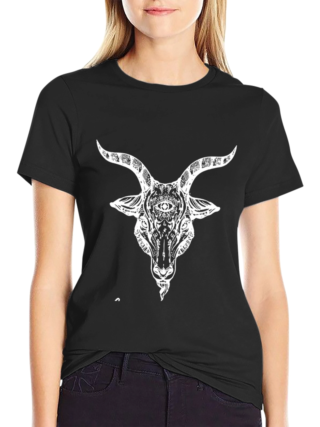 Baphomet Graphic T-Shirt - Occult Design