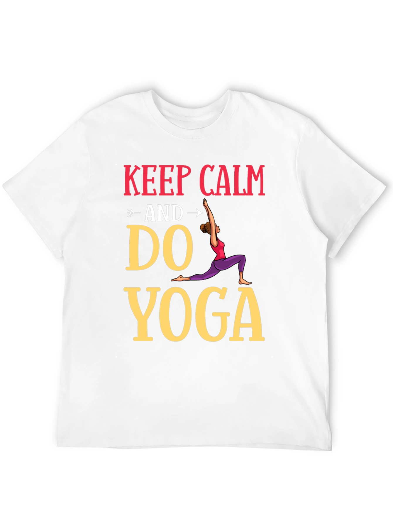 Keep Calm Do Yoga Graphic Tee
