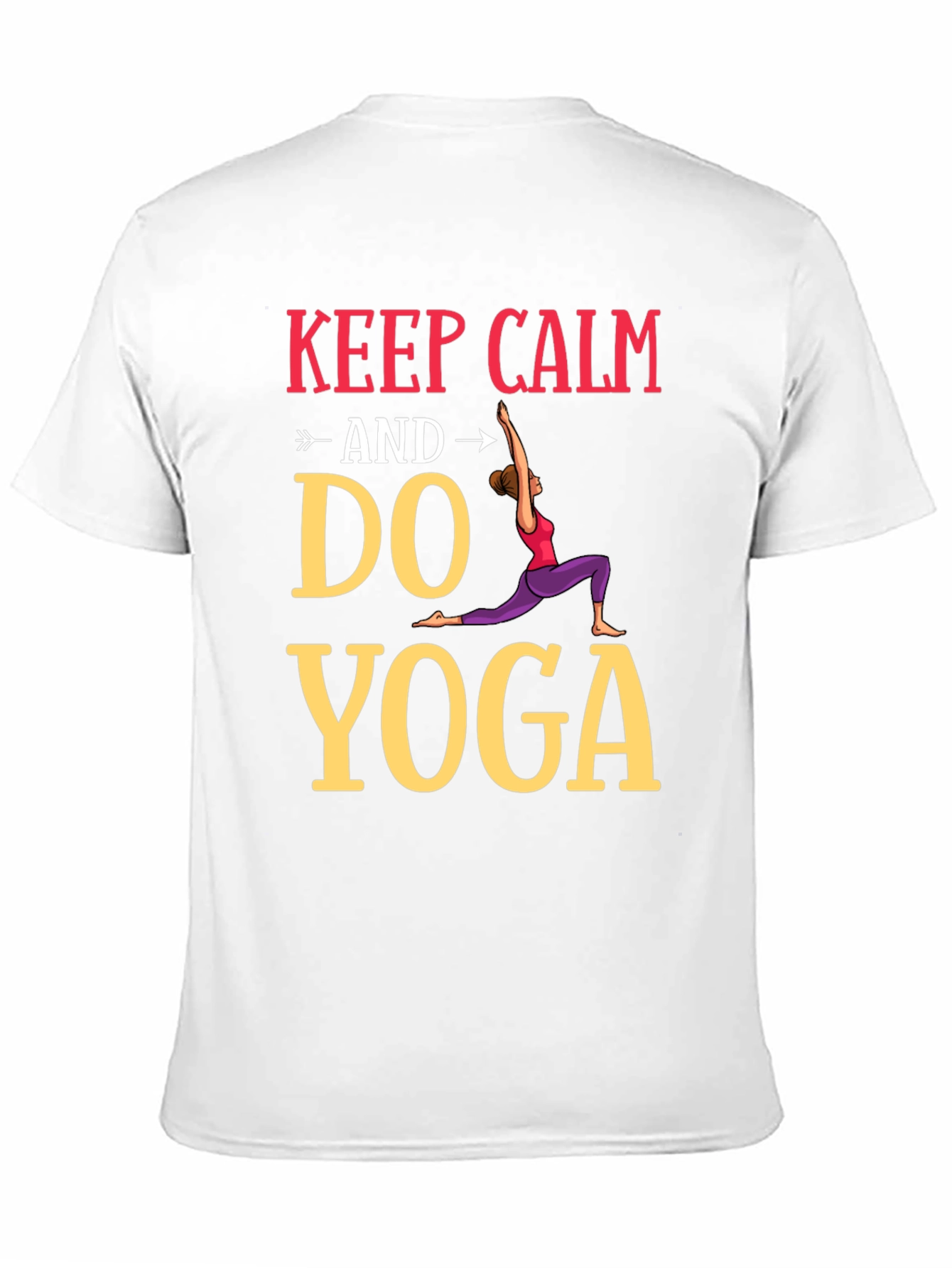 Keep Calm Do Yoga Graphic Tee