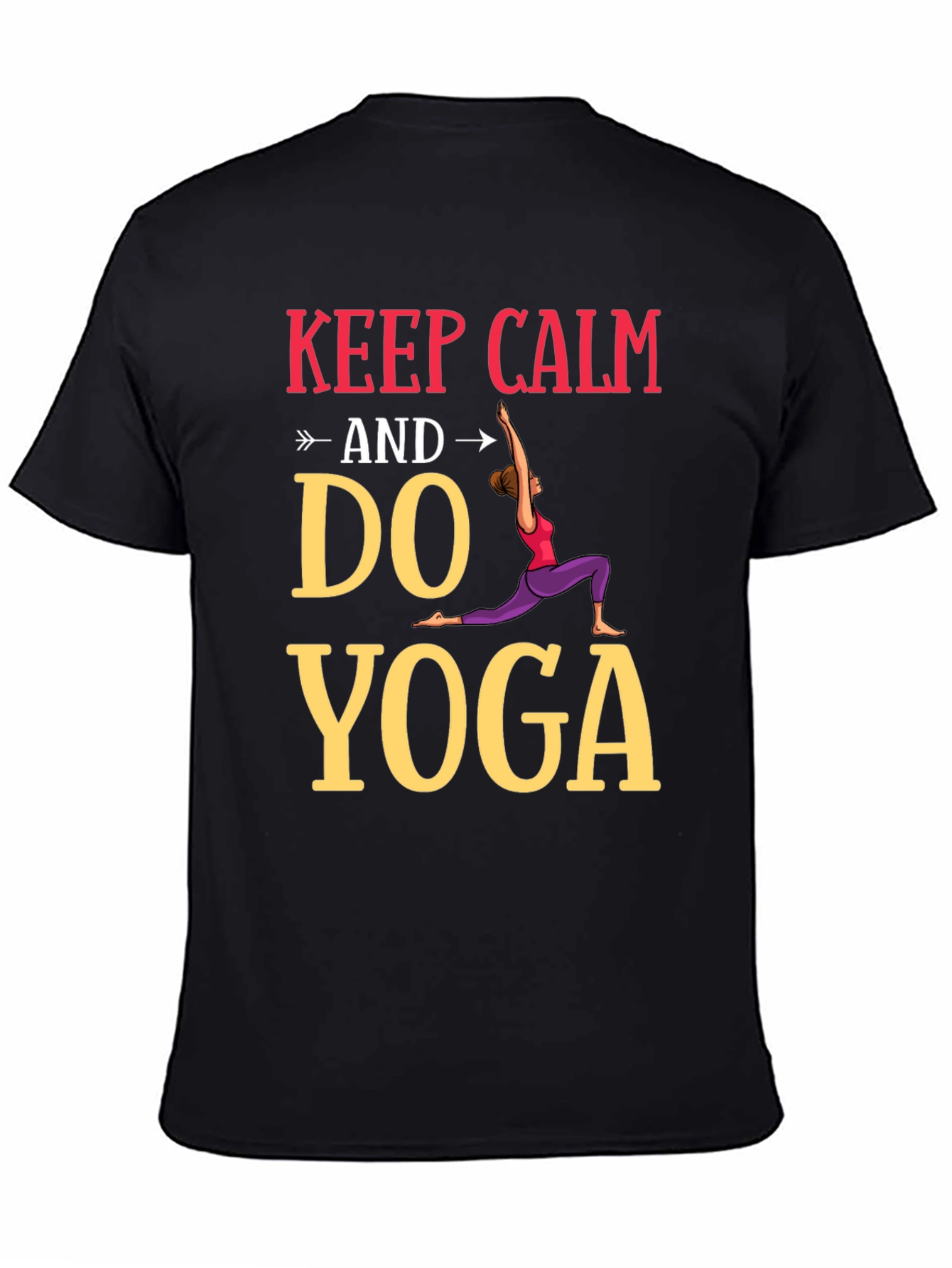 Keep Calm Do Yoga Graphic Tee