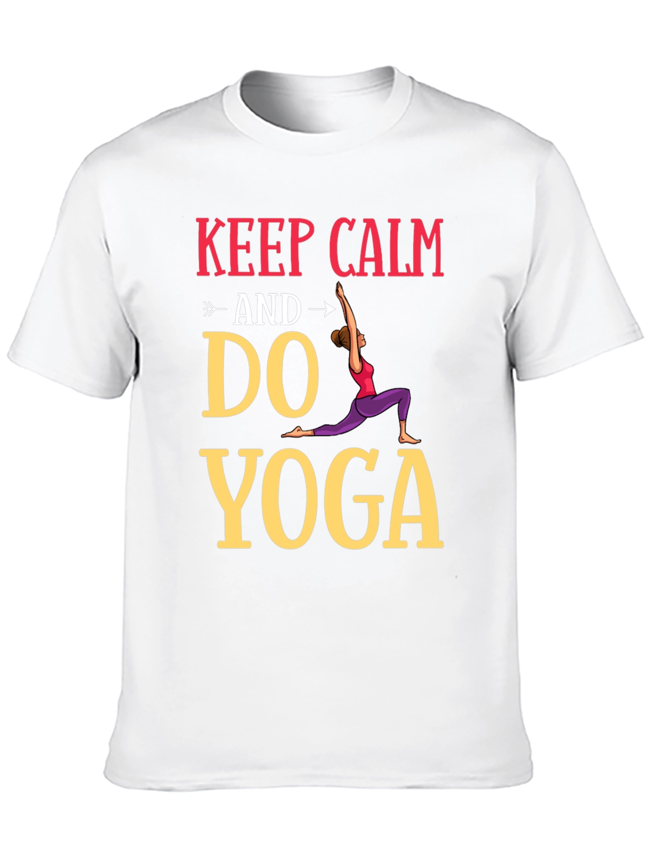 Keep Calm Do Yoga Graphic Tee