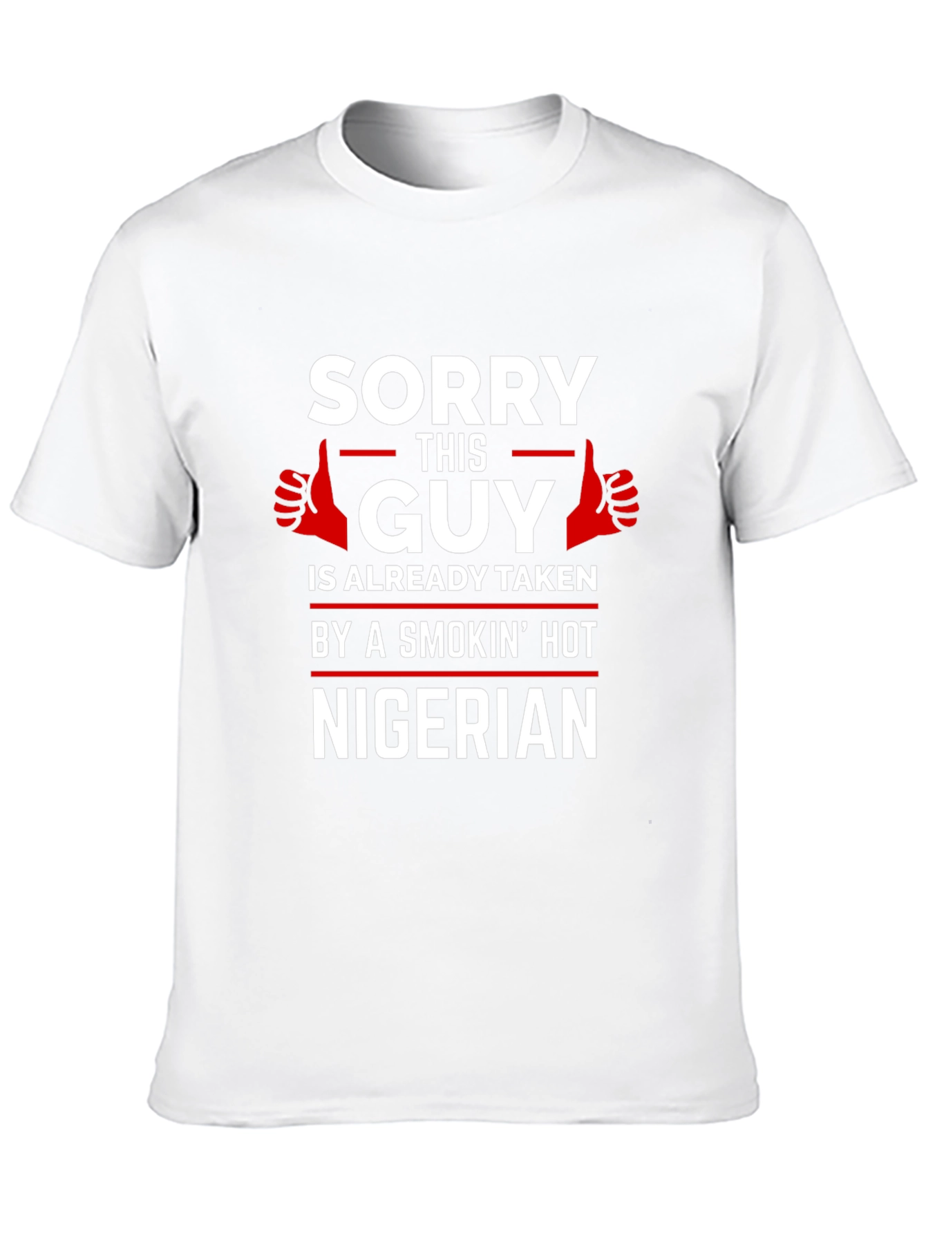 Sorry This Guy Is Taken Nigerian Graphic Tee