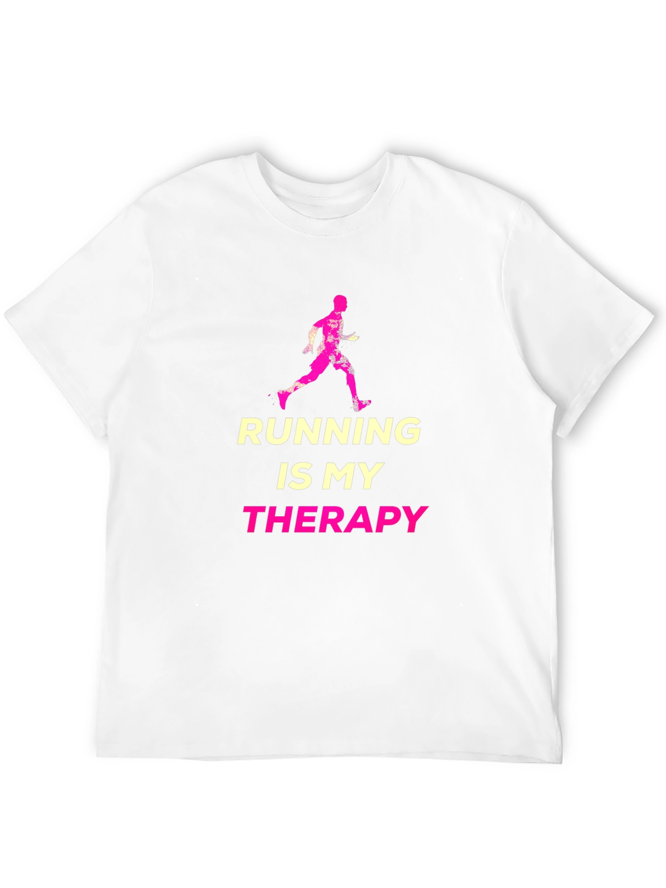 Running is My Therapy Graphic Tee