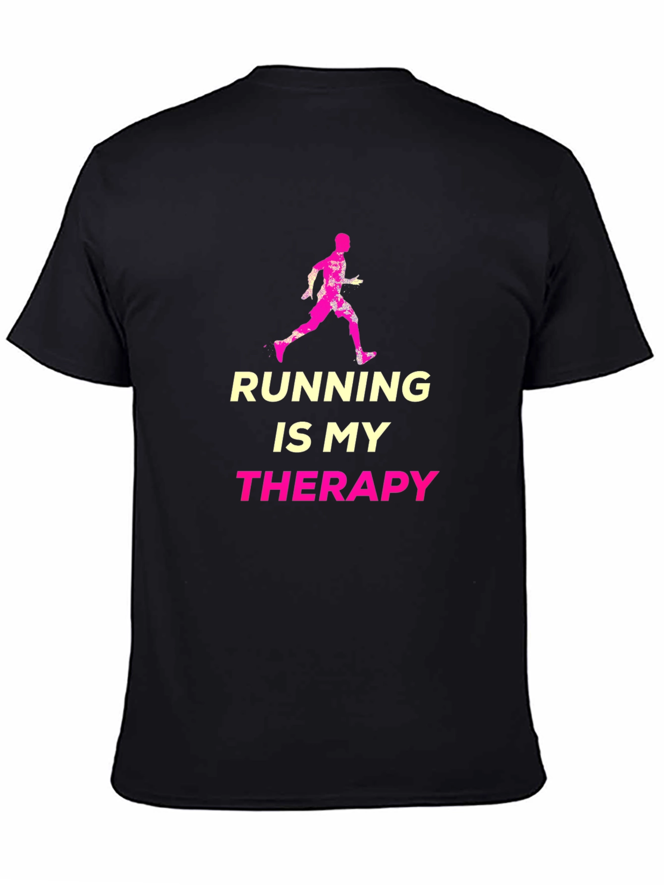 Running is My Therapy Graphic Tee