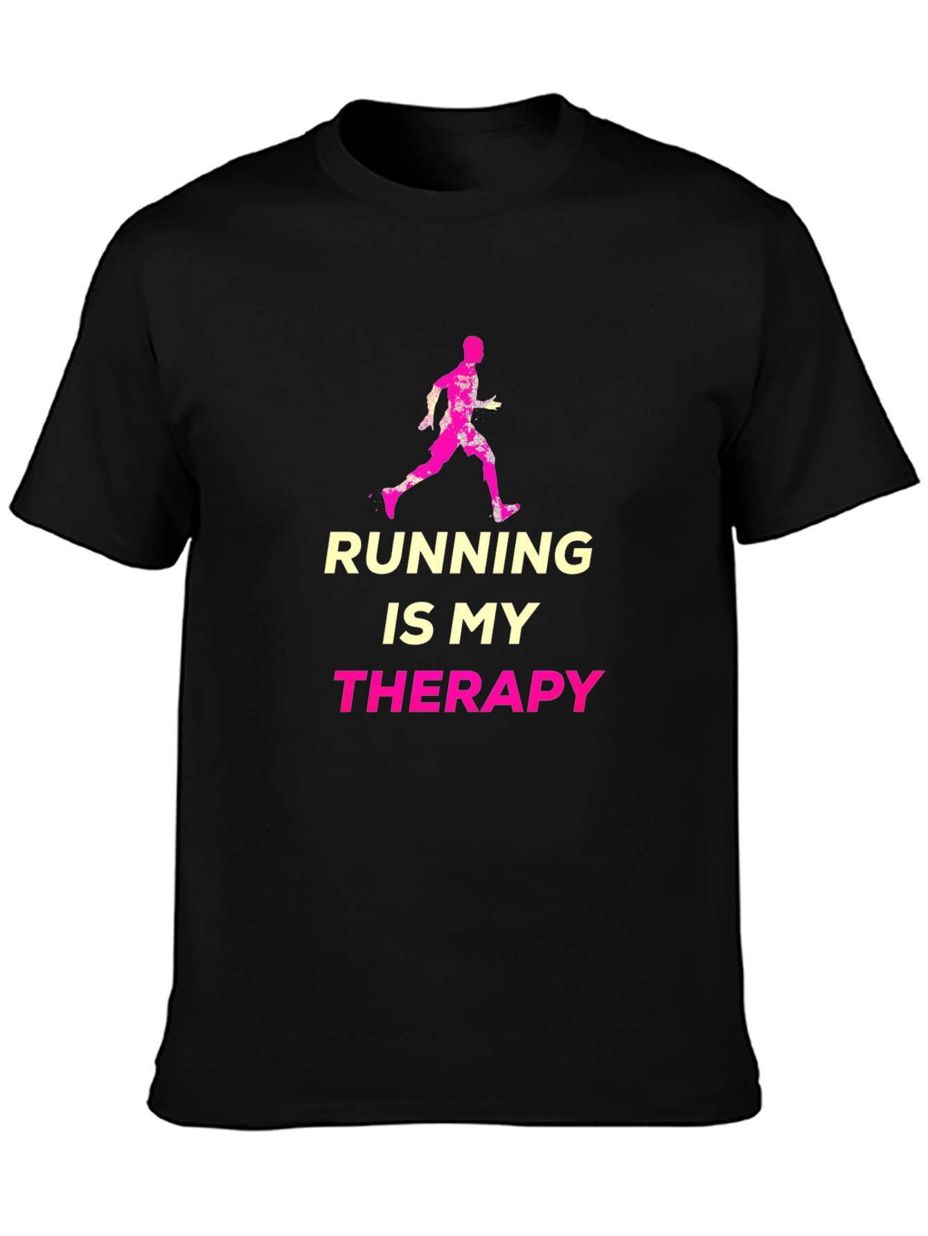 Running is My Therapy Graphic Tee