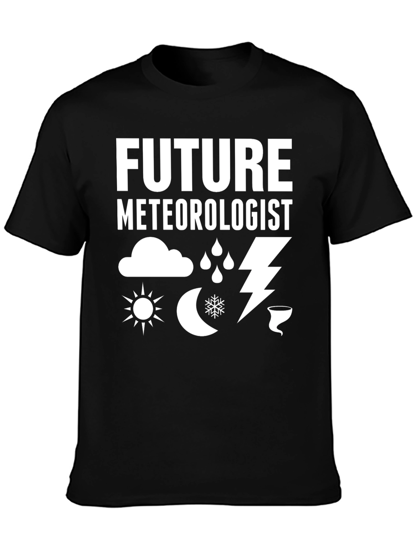 Future Meteorologist Graphic T-Shirt Weather Fan Tee