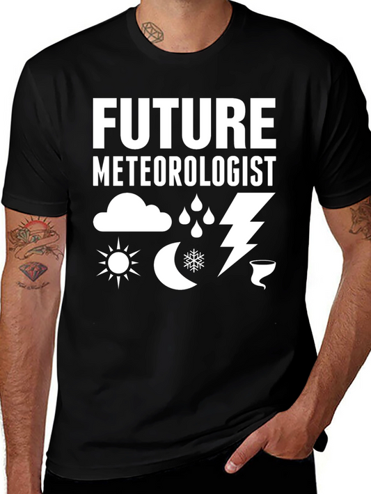 Future Meteorologist Graphic T-Shirt Weather Fan Tee