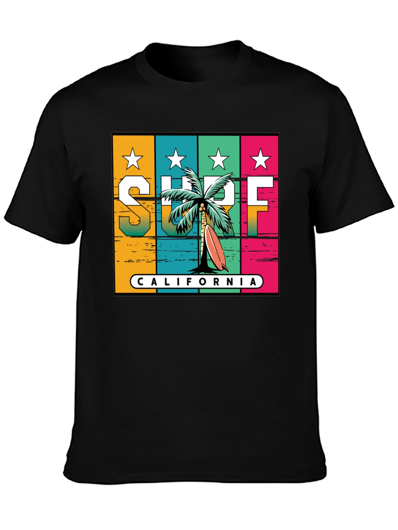 Surf California T-Shirt - Beach Style
