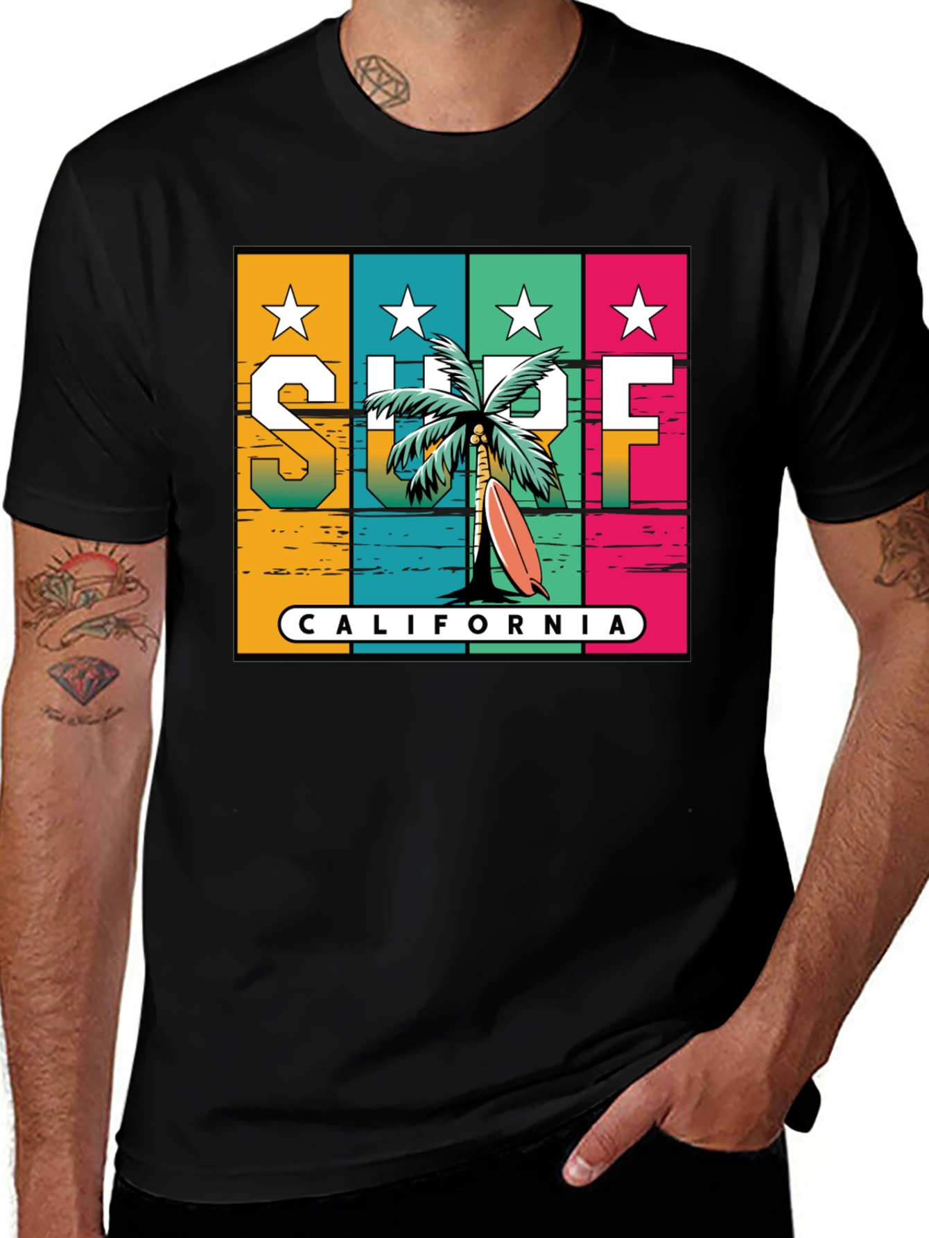 Surf California T-Shirt - Beach Style