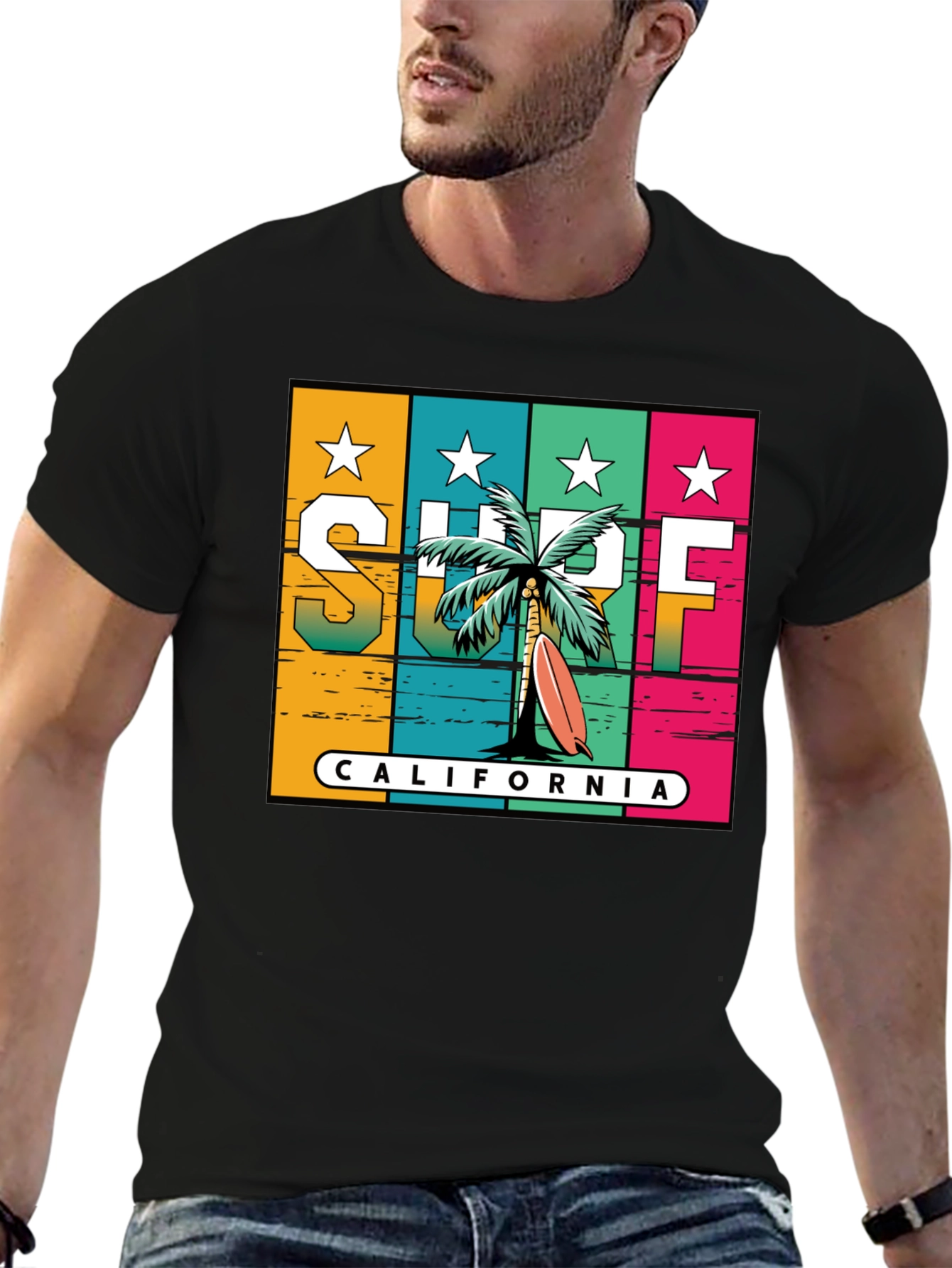 Surf California T-Shirt - Beach Style